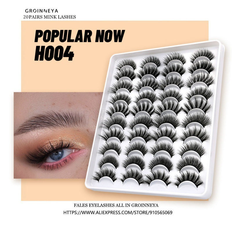 false eyelashes 20 pairs, view 2 - MRSLM