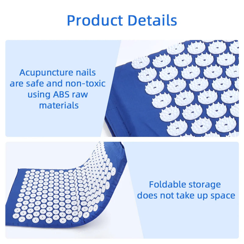 acupressure massage mat and pillow set, view 5 - MRSLM
