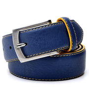 men's casual bonded leather belt, view 7 - MRSLM