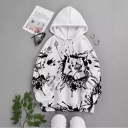 3D playing cards printed hoodie, view 2 - MRSLM
