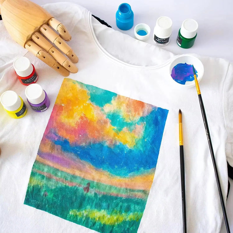 Permanent fabric paint set, view 8 - MRSLM