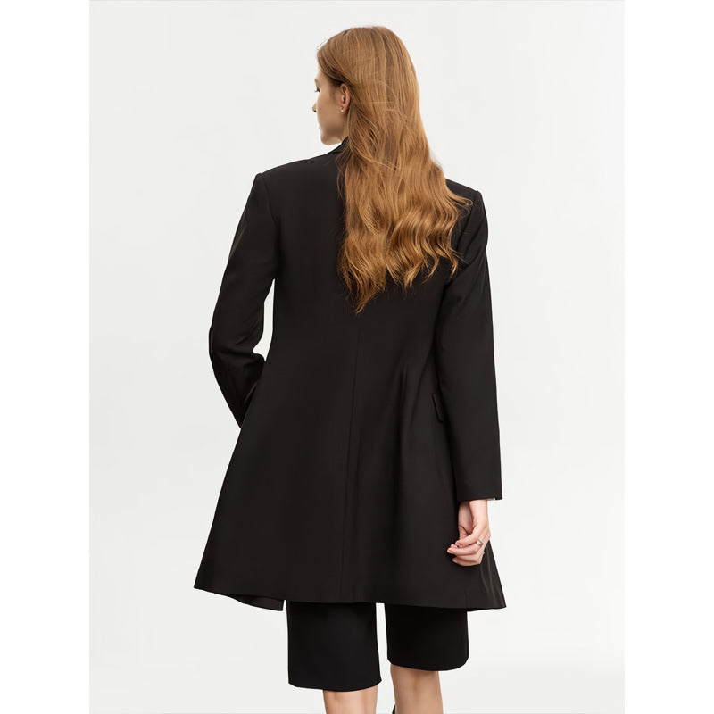 slim fit double-breasted blazer, view 5 - MRSLM