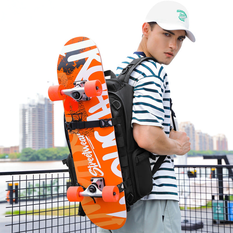 Men's Fashion Backpack in Black or Camo