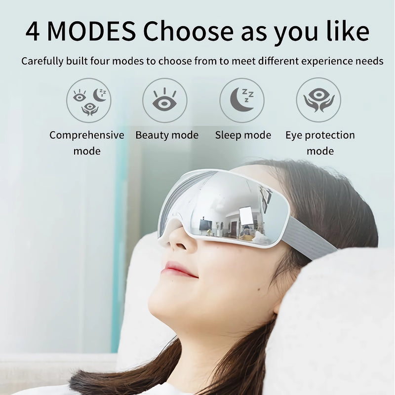 electric eye massager with warm compress, view 3 - MRSLM