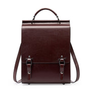 leather backpack, view 3 - MRSLM