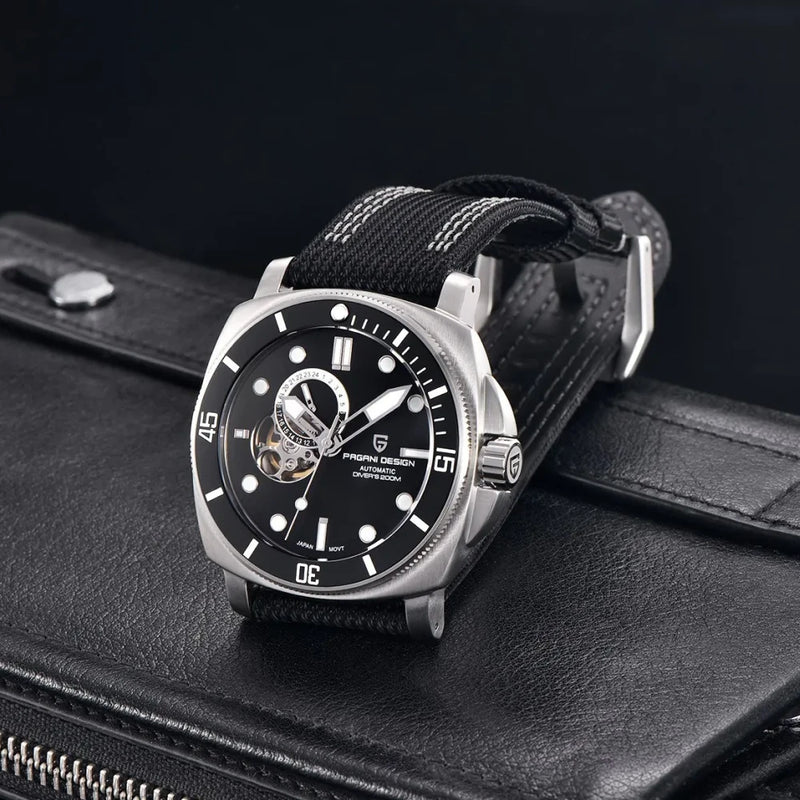 men's automatic sports watch, view 10 - MRSLM