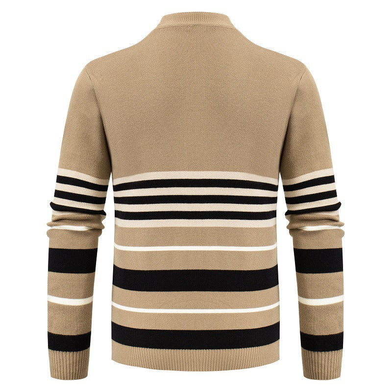 Men's slim knit cardigan jacket, view 7 - MRSLM