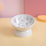 cartoon ceramic cat bowl, view 8 - MRSLM