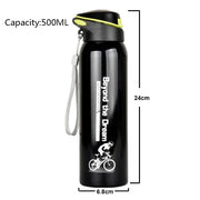 500ml vacuum insulated cycling water bottle, view 6 - MRSLM