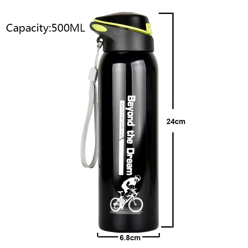 500ml vacuum insulated cycling water bottle, view 6 - MRSLM