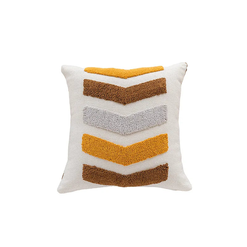 nordic retro tufted cushion cover, view 4 - MRSLM