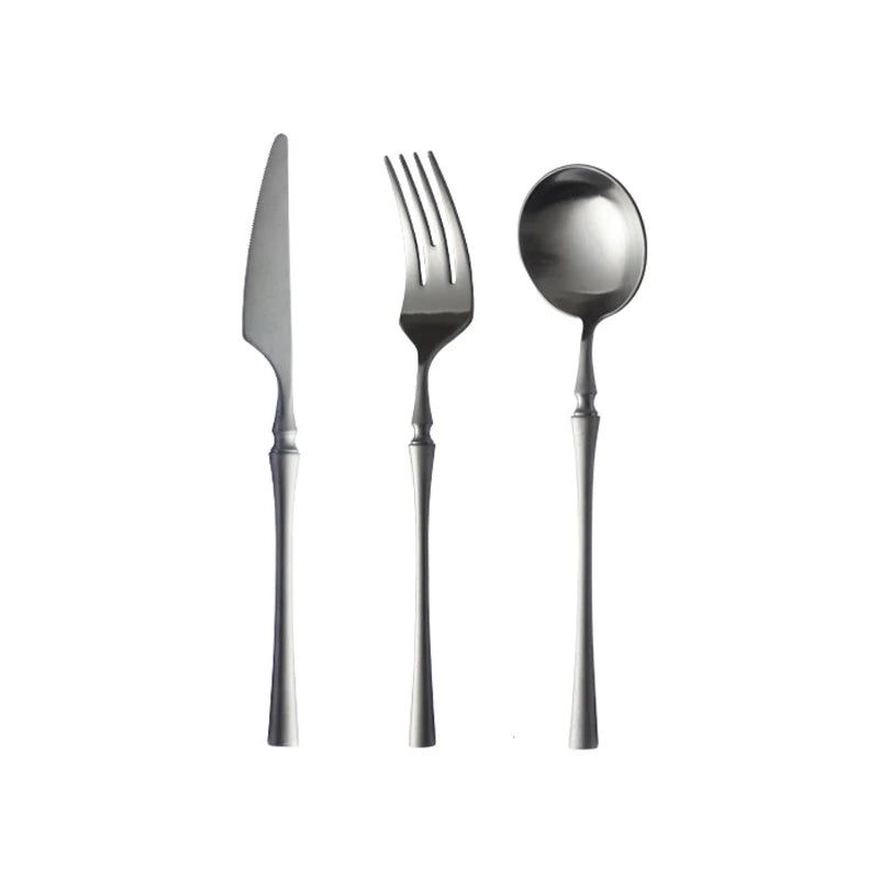 stainless steel western cutlery set, view 5 - MRSLM