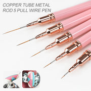 5-piece nail art liner brush set, view 5 - MRSLM