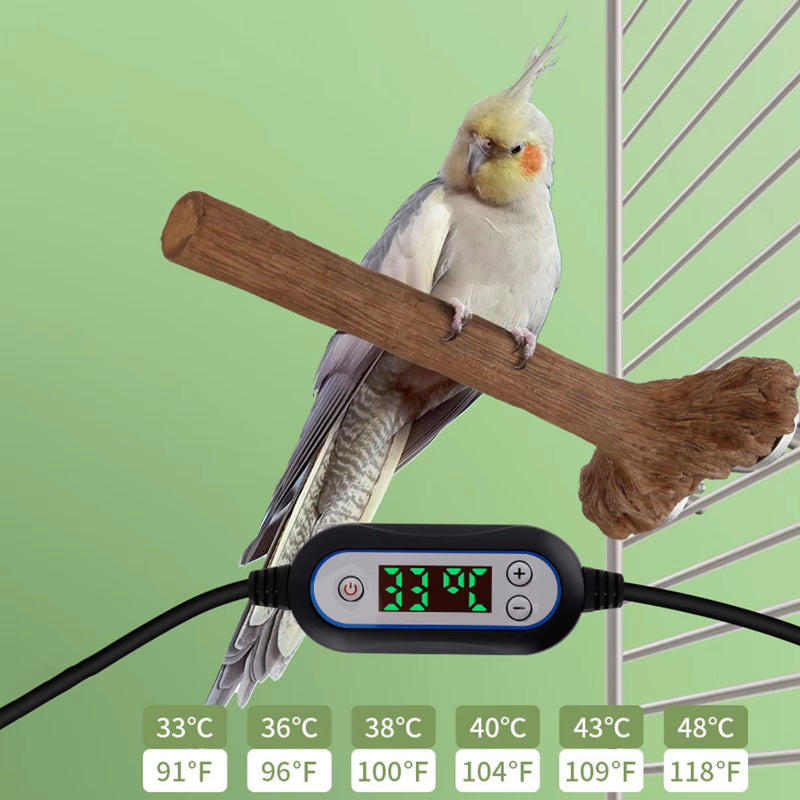 heated bird perch stand, view 6 - MRSLM