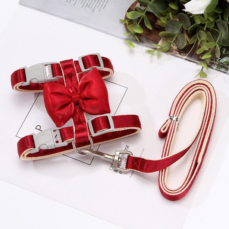 adjustable cat harness and leash set, view 2 - MRSLM