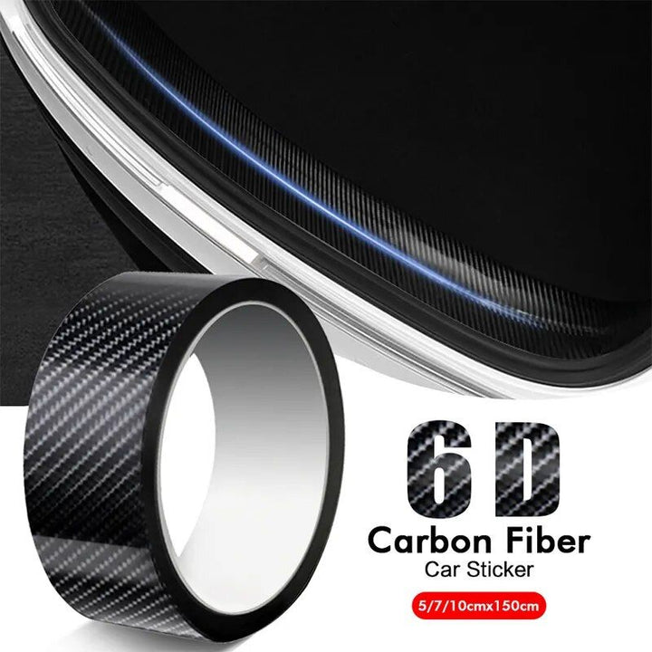 3D Carbon Fiber Car Protection Sticker Tape - DIY Waterproof Anti-Scratch Roll