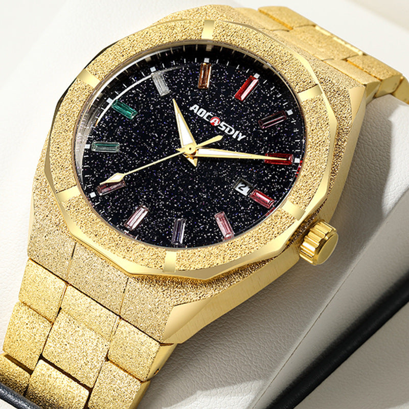 Luxury oak men's watch, view 2 - MRSLM