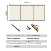 outdoor stove camping windshield screen, view 9 - MRSLM