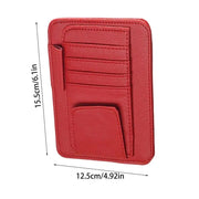 car visor organizer with sunglass clip, view 2 - MRSLM