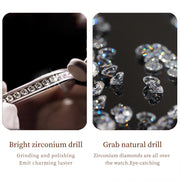 women's stainless steel quartz watch, view 9 - MRSLM