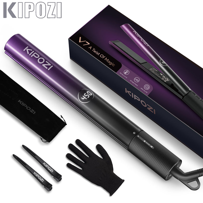 nano titanium hair straightener and curling iron, view 3 - MRSLM