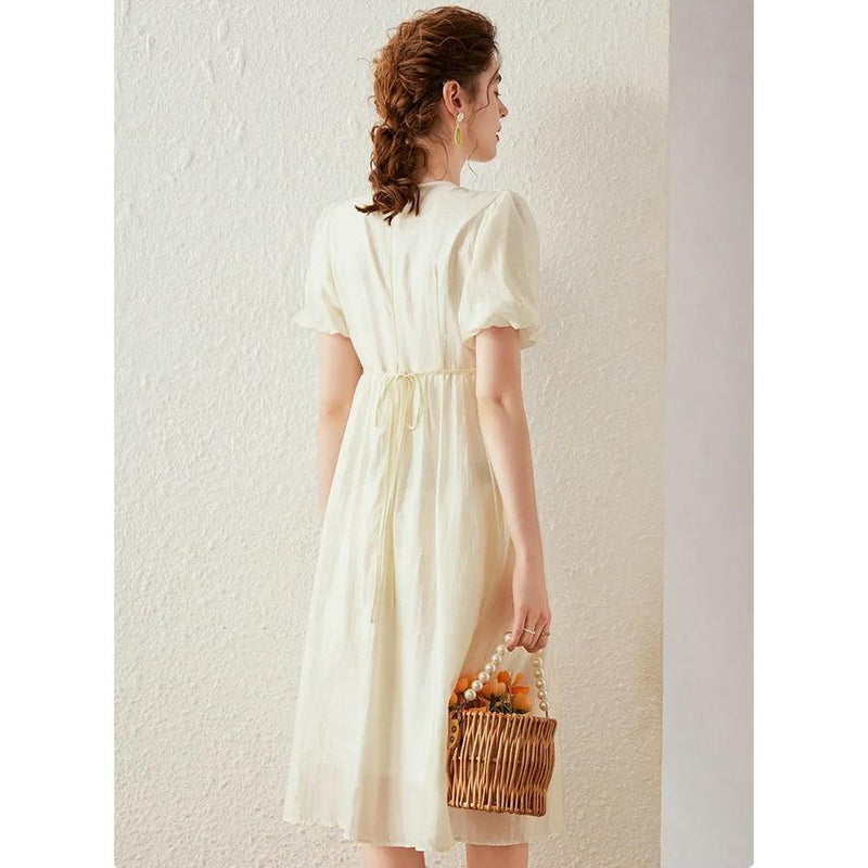 fake two-piece vest dress, view 7 - MRSLM