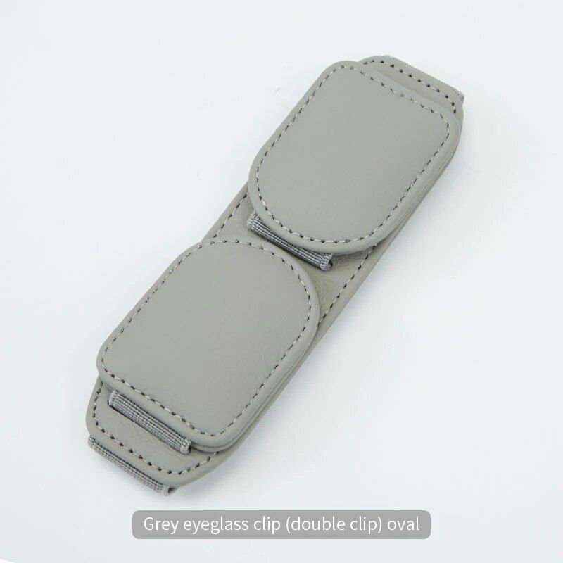 Luxury Microfiber Leather Car Glasses Holder
