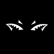 shark mouth car decal, view 5 - MRSLM