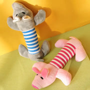 Squeaky plush animal toys for puppies, view 8 - MRSLM