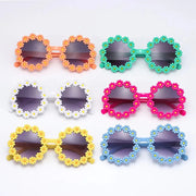 kids round daisy flower sunglasses, view 10 - MRSLM