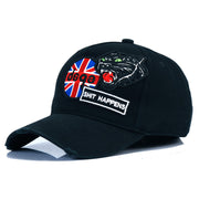 casual embroidered washed cotton hat, view 6 - MRSLM