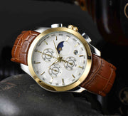 men's six-hand calendar quartz watch, view 14 - MRSLM