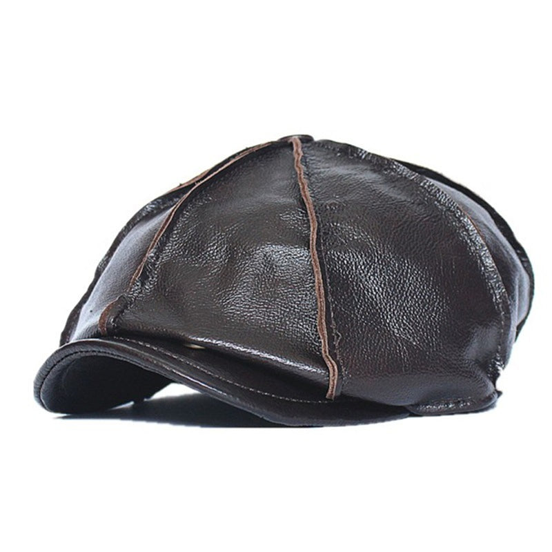 first layer cowhide beret - MRSLM