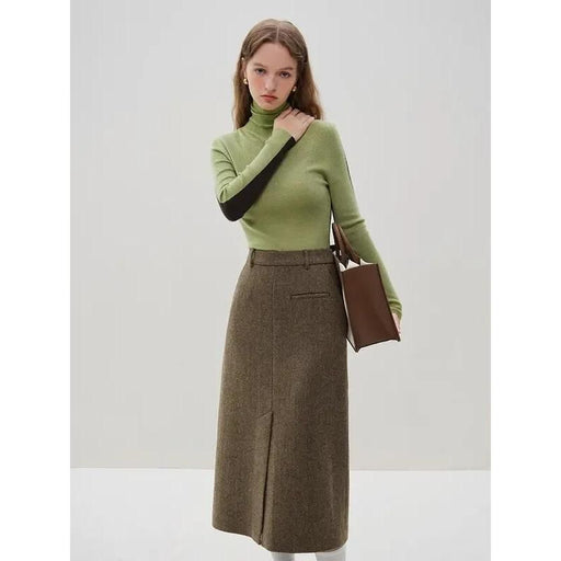 Women's wool blazer and skirt set, view 2 - MRSLM