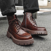 handmade leather ankle boots, view 8 - MRSLM