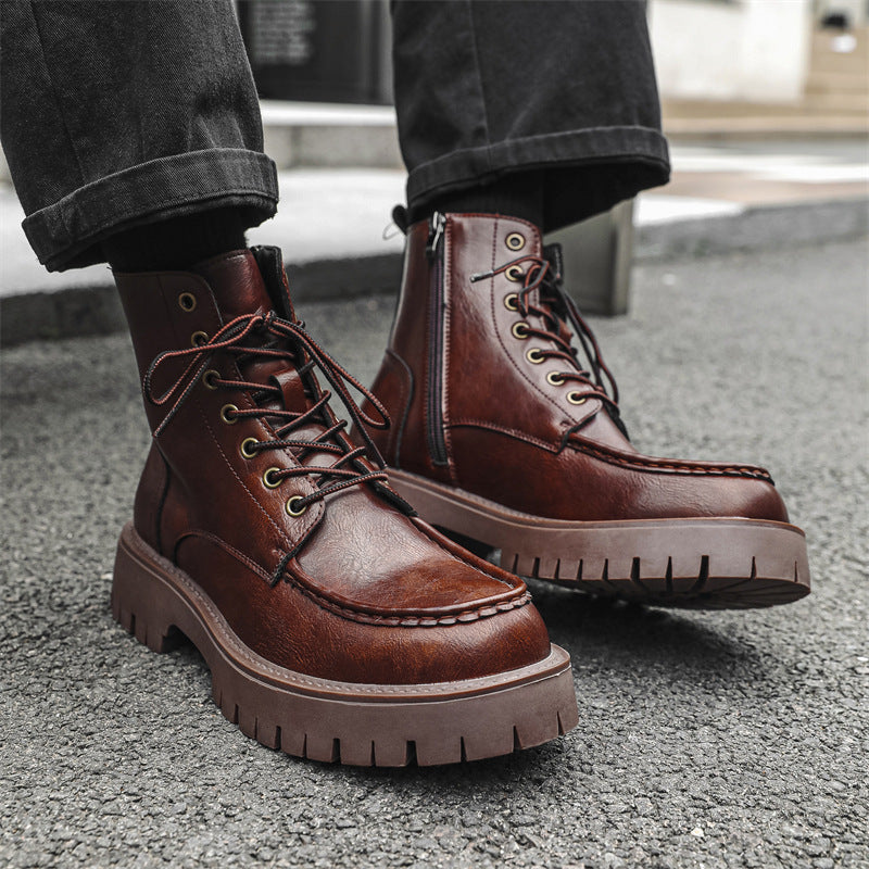 handmade leather ankle boots, view 8 - MRSLM