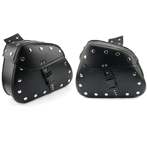 Motorcycle retro side saddle bag - MRSLM