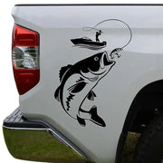 reflective fisherman car decal, view 6 - MRSLM