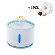 81oz cat water fountain with quiet pump, view 3 - MRSLM