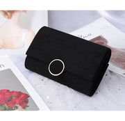 velvet chain clutch bag, view 3 - MRSLM
