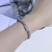 ice flower silver bracelet, view 2 - MRSLM