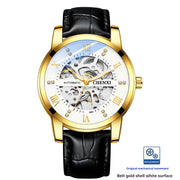 Men's hollow automatic mechanical watch, view 6 - MRSLM