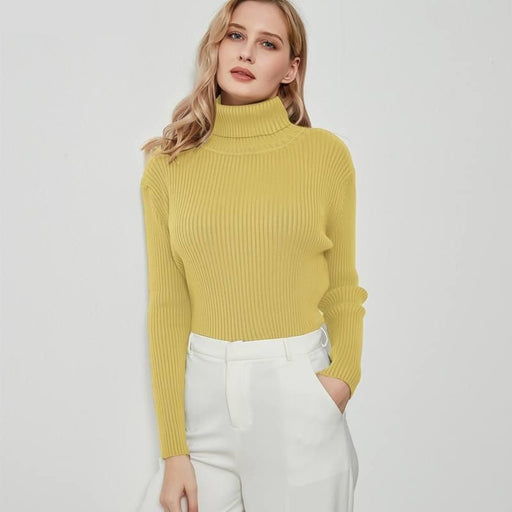 women's turtleneck sweater, view 2 - MRSLM