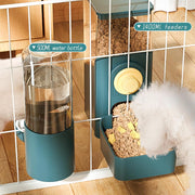 cage hanging feeder and water dispenser, view 5 - MRSLM