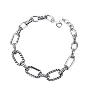 s925 silver great wall punk bracelet, view 5 - MRSLM