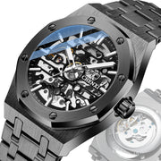 men's octagon skeleton automatic watch - MRSLM