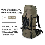 75L trekking backpack, view 7 - MRSLM