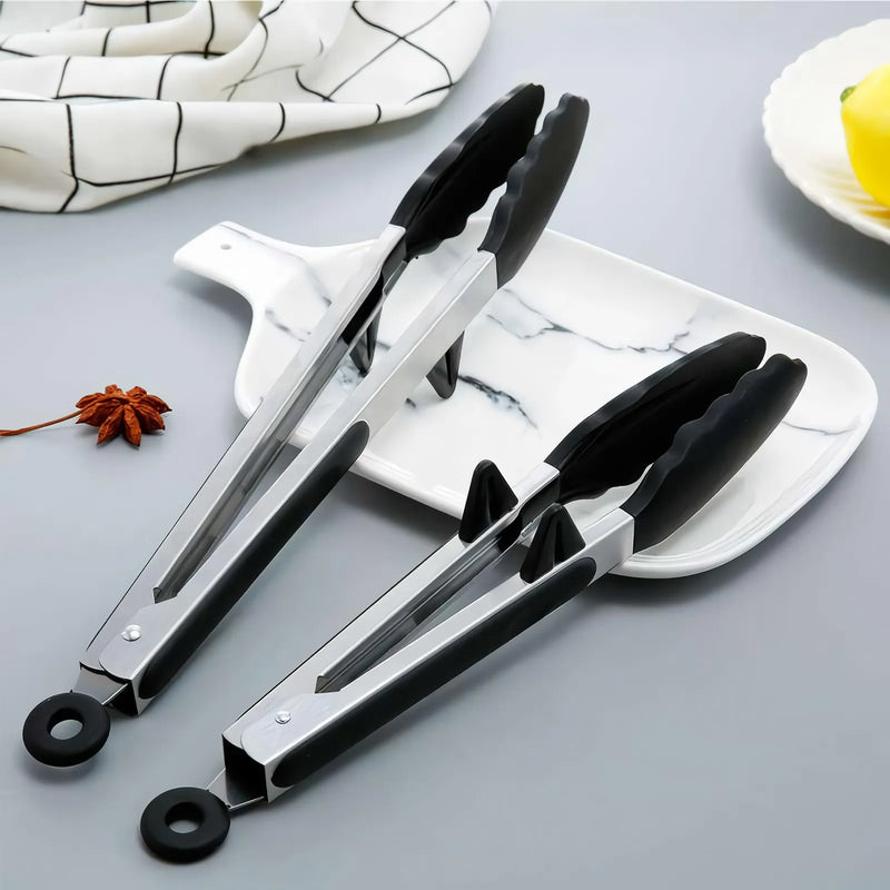 Silicone kitchen tongs set, view 2 - MRSLM