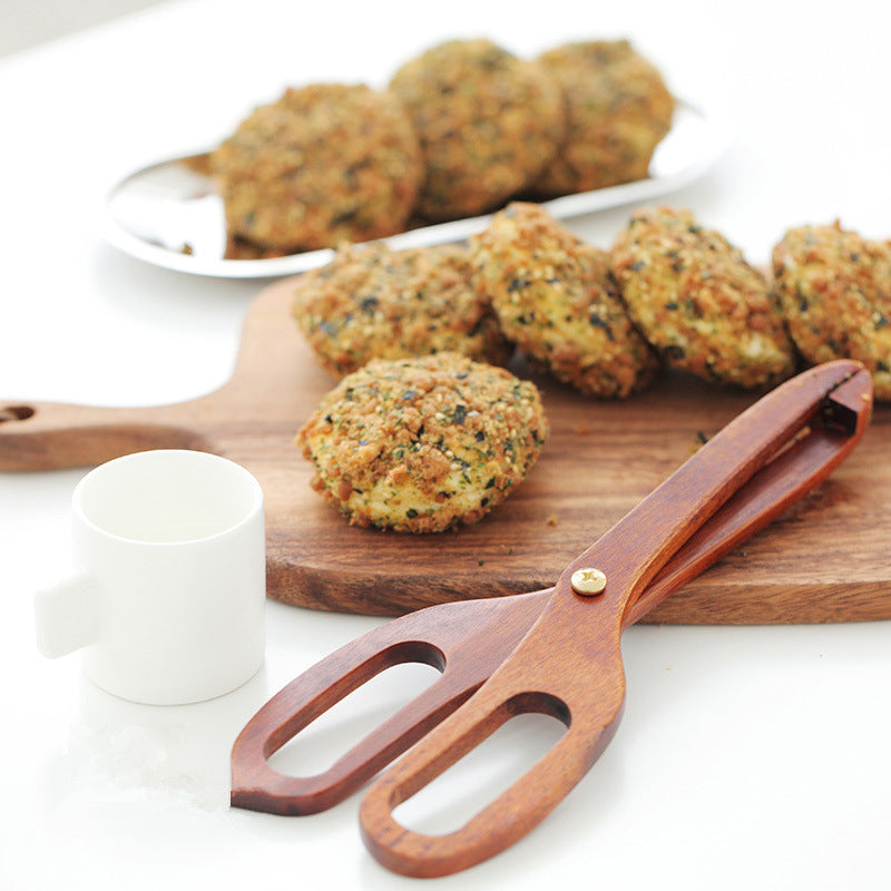 bamboo kitchen tongs, view 7 - MRSLM