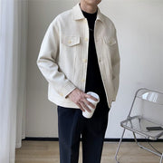 men's single-breasted short lapel coat, view 6 - MRSLM